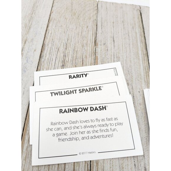 My Little Pony The Movie Monopoly Junior Replacement Character Card & Chance car - Picture 3 of 8